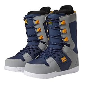 DC Mens Phase Lace Snowboard Boots US 7M EU 39 Navy Grey NIB